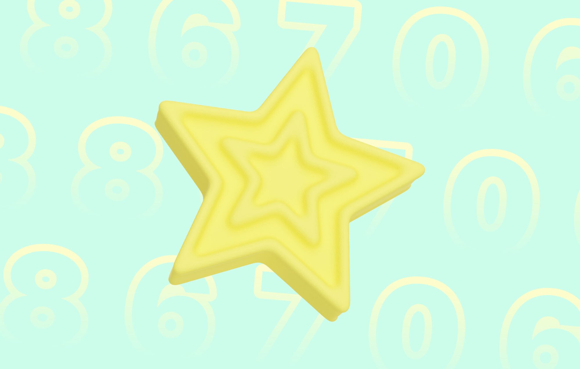 Yellow 3D star on chat bubble background for WhatsApp marketing campaign examples blog post from charles